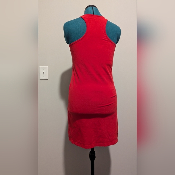 Women's NC State dress racerback tank top red stretchy 34" sz Small - Picture 3 of 4